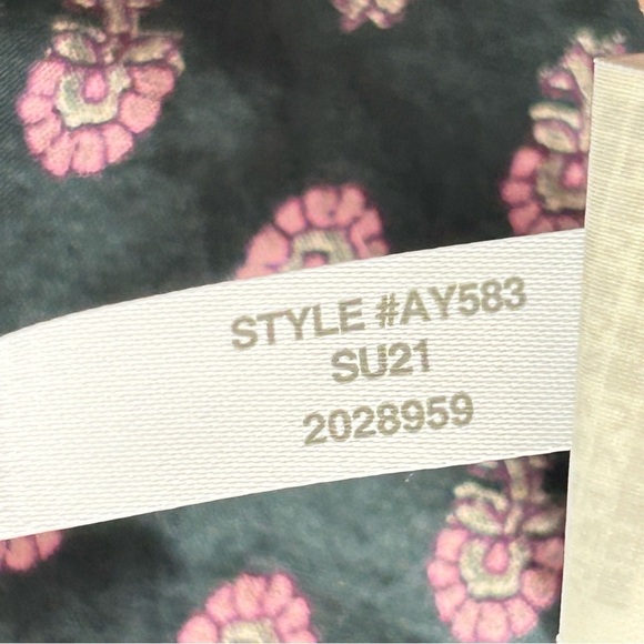 J CREW BEACHWEAR Organic Cotton A-line Floral Tiered Beach Dress Best Buds S - Picture 11 of 13